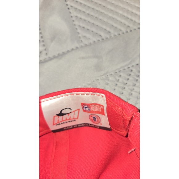 Arkansas Razorbacks Hat Vintage Red NCAA Adjustable Cap Hog Logo Classic Style - Picture 5 of 6